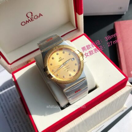 OMEGA Constellation Couple Watch 38mm 27mm CAL.8501 Movement Automatic Mechanical Stainless Steel Watches GD Factory - Image 2