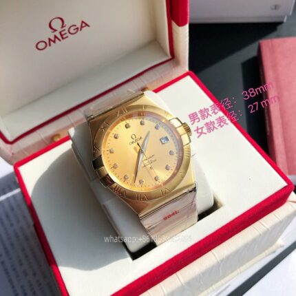 OMEGA Constellation Couple Watch 38mm 27mm CAL.8501 Movement Automatic Mechanical Stainless Steel Watches GD Factory - Image 4