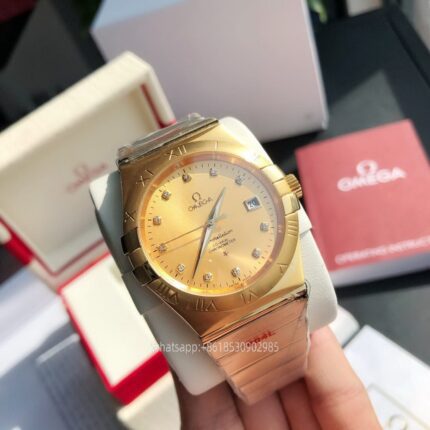 OMEGA Constellation Couple Watch 38mm 27mm CAL.8501 Movement Automatic Mechanical Stainless Steel Watches GD Factory