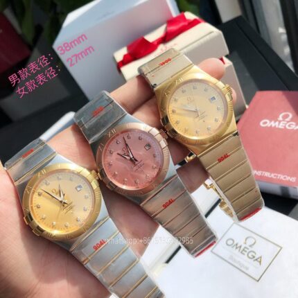 OMEGA Constellation Couple Watch 38mm 27mm CAL.8501 Movement Automatic Mechanical Stainless Steel Watches GD Factory - Image 5