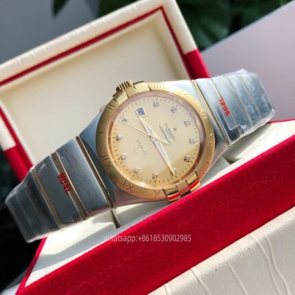 OMEGA Constellation Couple Watch 38mm 27mm CAL.8501 Movement Automatic Mechanical Stainless Steel Watches GD Factory - Image 6