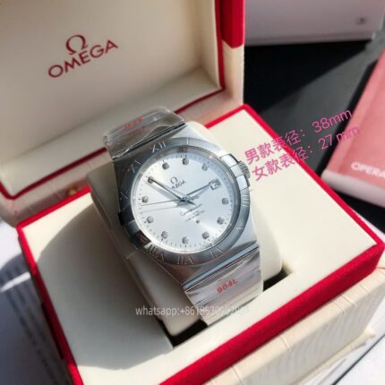 OMEGA Constellation Couple Watch 38mm 27mm CAL.8501 Movement Automatic Mechanical Stainless Steel Watches GD Factory - Image 2