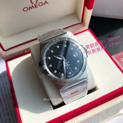 OMEGA Constellation Couple Watch 38mm 27mm CAL.8501 Movement Automatic Mechanical Stainless Steel Watches GD Factory - Image 2