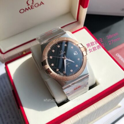 OMEGA Constellation Couple Watch 38mm 27mm CAL.8501 Movement Automatic Mechanical Stainless Steel Watches GD Factory - Image 3