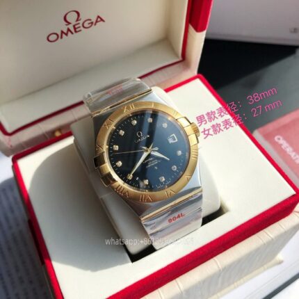 OMEGA Constellation Couple Watch 38mm 27mm CAL.8501 Movement Automatic Mechanical Stainless Steel Watches GD Factory - Image 4