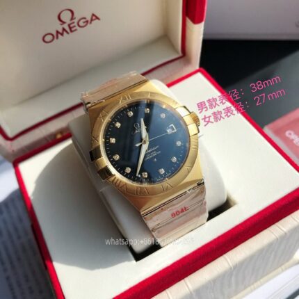 OMEGA Constellation Couple Watch 38mm 27mm CAL.8501 Movement Automatic Mechanical Stainless Steel Watches GD Factory - Image 5
