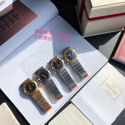 OMEGA Constellation Couple Watch 38mm 27mm CAL.8501 Movement Automatic Mechanical Stainless Steel Watches GD Factory - Image 6