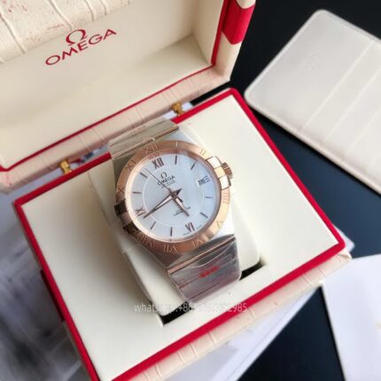 OMEGA Constellation Couple Watch 38mm 27mm CAL.8501 Movement Automatic Mechanical Stainless Steel Watches GD Factory - Image 4