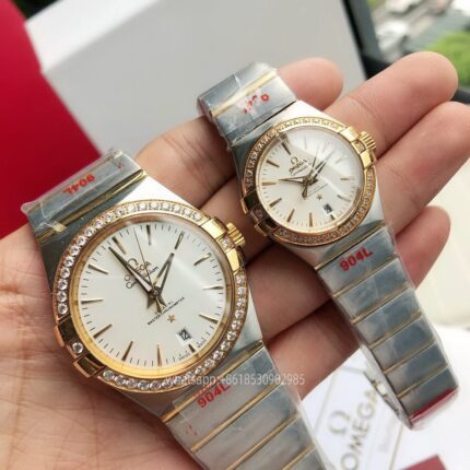 OMEGA Constellation Couple Watch 27mm 38mm CAL.8501 Movement Automatic Mechanical Stainless Steel Watches GD Factory