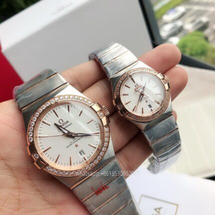 OMEGA Constellation Couple Watch 27mm 38mm CAL.8501 Movement Automatic Mechanical Stainless Steel Watches GD Factory - Image 5