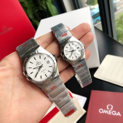 OMEGA Constellation Couple Watch 27mm 38mm CAL.8501 Movement Automatic Mechanical Stainless Steel Watches GD Factory - Image 4