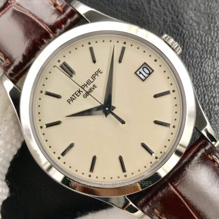 Patek Philippe Calatrava Mens Watch 38mm CAL.324SC Movement Automatic Mechanical Stainless Steel Watches ZF Factory - Image 4