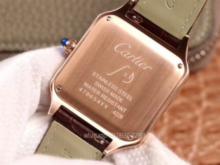 Cartier Santos De Cartier Mens Watch 52x40mm 46x35mm CAL.9015 Movement Automatic Mechanical Stainless Steel Watches TW Factory - Image 8