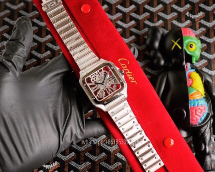 Cartier Santos De Cartier Mens Watch 41mm CAL.4S20 Movement Automatic Mechanical Stainless Steel Watches TW Factory - Image 9