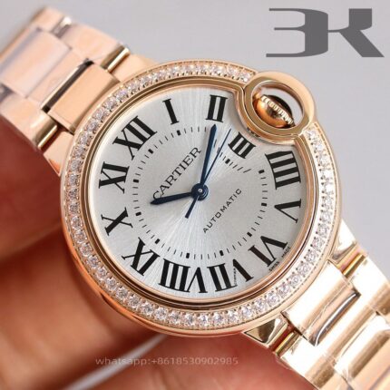 Cartier Ballon Bleu De Cartier Mens Watch 42mm 36mm CAL.049 Movement Automatic Mechanical Stainless Steel Watches 3K Factory - Image 4