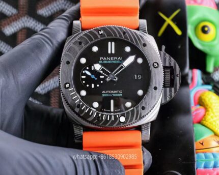 Panerai Submersible Mens Watch 47mm CAL2555Mechanical Movement Stainless Steel Watches V7 Factory