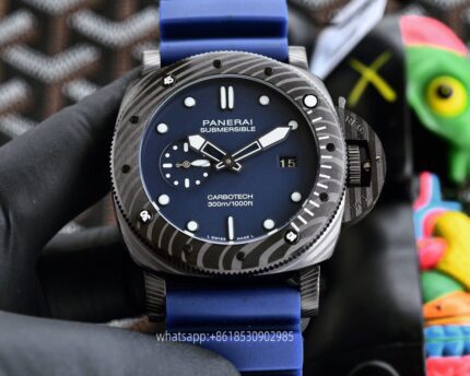 Panerai Submersible Mens Watch 47mm CAL2555Mechanical Movement Stainless Steel Watches V7 Factory