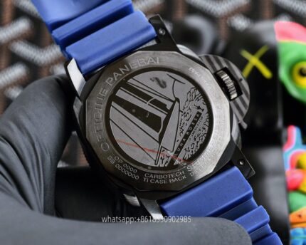 Panerai Submersible Mens Watch 47mm CAL2555Mechanical Movement Stainless Steel Watches V7 Factory - Image 8