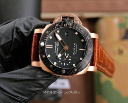 Panerai Submersible Mens Watch 44mm CAL2555Mechanical Movement Stainless Steel Watches V7 Factory - Image 4