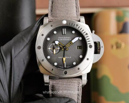 Panerai Submersible Mens Watch 47mm CAL.P2555 Mechanical Movement Stainless Steel Watches
