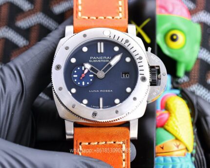 Panerai Submersible Mens Watch 47mm CAL.2555 Mechanical Movement Stainless Steel Watches