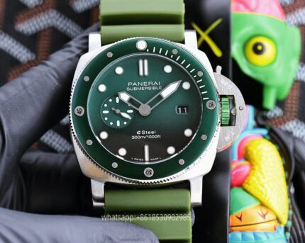 Panerai Submersible Mens Watch 47mm CAL.2555 Mechanical Movement Stainless Steel Watches V7 Factory