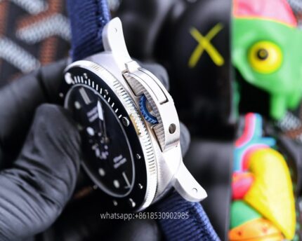 Panerai Submersible Mens Watch 47mm CAL.2555 Mechanical Movement Stainless Steel Watches V7 Factory - Image 6