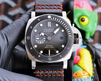Panerai Submersible Mens Watch 47mm CAL.2555 Mechanical Movement Stainless Steel Watches V7 Factory