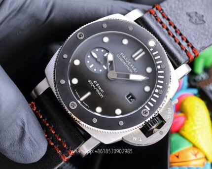 Panerai Submersible Mens Watch 47mm CAL.2555 Mechanical Movement Stainless Steel Watches V7 Factory - Image 3