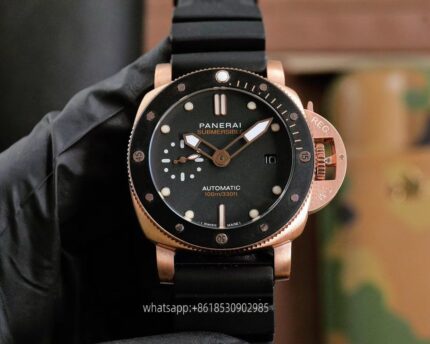 Panerai Submersible Mens Watch 44mm CAL.2555 Mechanical Movement Stainless Steel Watches V7 Factory