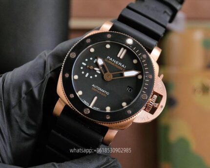 Panerai Submersible Mens Watch 44mm CAL.2555 Mechanical Movement Stainless Steel Watches V7 Factory - Image 2