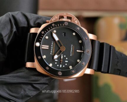 Panerai Submersible Mens Watch 44mm CAL.2555 Mechanical Movement Stainless Steel Watches V7 Factory - Image 3