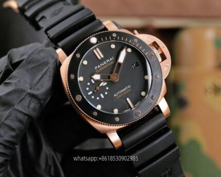 Panerai Submersible Mens Watch 44mm CAL.2555 Mechanical Movement Stainless Steel Watches V7 Factory - Image 4