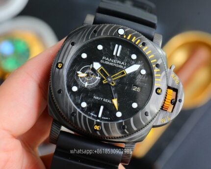 Panerai Submersible Mens Watch 47mm CAL.2555 Mechanical Movement Stainless Steel Watches V7 Factory - Image 4
