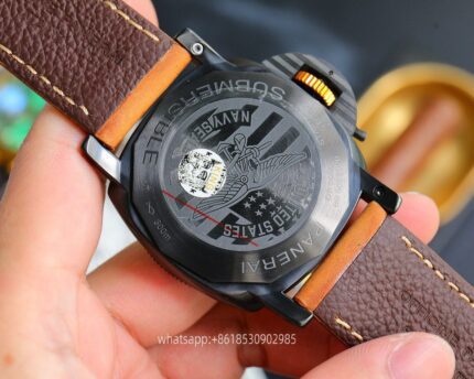 Panerai Submersible Mens Watch 47mm CAL.2555 Mechanical Movement Stainless Steel Watches V7 Factory - Image 7