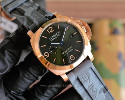 Panerai Luminor Mens Watch 44mm CAL.P 2003 Mechanical Movement Stainless Steel Watches - Image 3