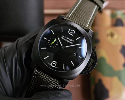 Panerai Luminor Mens Watch 44mm CAL.9010 Mechanical Movement Stainless Steel Watches - Image 2