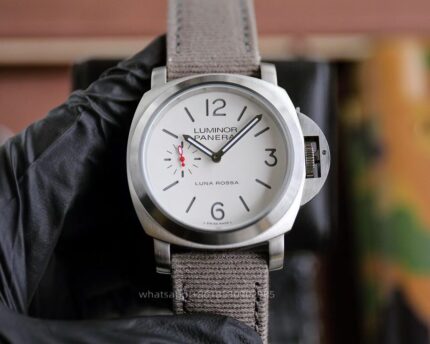 Panerai Luminor Mens Watch 44mm CAL.9010 Mechanical Movement Stainless Steel Watches - Image 4