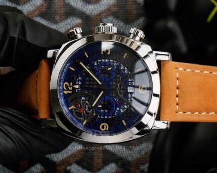 Panerai Luminor Mens Watch 44mm CAL.9010 Mechanical Movement Stainless Steel Watches - Image 4