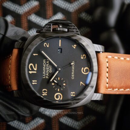 Panerai Luminor Mens Watch 44mm CAL.9010 Mechanical Movement Stainless Steel Watches - Image 5