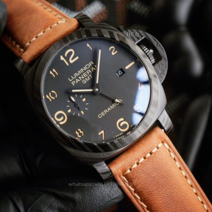 Panerai Luminor Mens Watch 44mm CAL.9010 Mechanical Movement Stainless Steel Watches - Image 3
