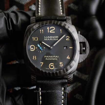 Panerai Luminor Mens Watch 44mm CAL.9010 Mechanical Movement Stainless Steel Watches - Image 4