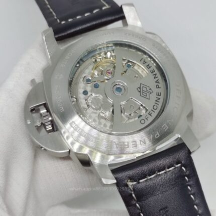 Panerai Luminor Mens Watch 44mm CAL.P5000 Mechanical Movement Stainless Steel Watches - Image 5