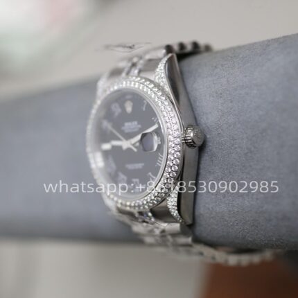 Rolex Datejust Diamond Mens Watch 41mm Shanghai Movement Automatic Mechanical Stainless Steel Watches - Image 2