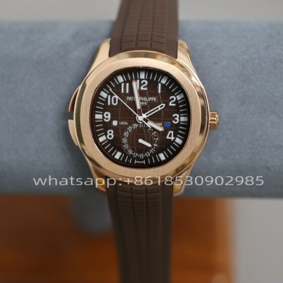 Patek Philippe Aquanaut Mens Watch Rose Gold 40mm Automatic Mechanical Movement  Stainless Steel Watches