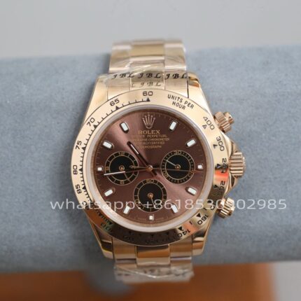 Rolex Daytona Mens Watch Rose Gold 40mm Shanghai Movement Automatic Mechanical Stainless Steel Watches - Image 2