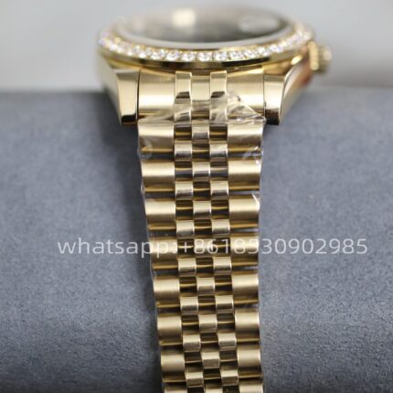 Rolex Datejust Diamond Bezel Mens Watch 41mm Shanghai Movement Automatic Mechanical Stainless Steel Watches - Image 5