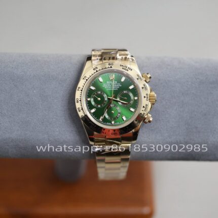 Rolex Daytona Mens Watch Green Dial 40mm Shanghai Movement Automatic Mechanical Stainless Steel Watches - Image 2