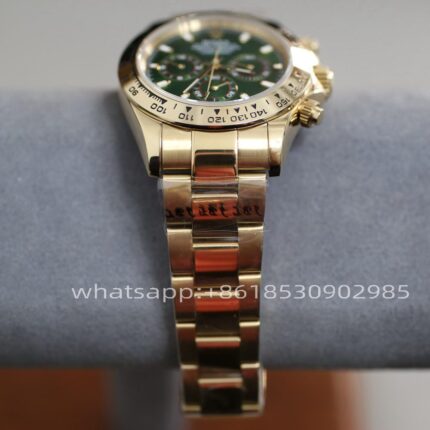 Rolex Daytona Mens Watch Green Dial 40mm Shanghai Movement Automatic Mechanical Stainless Steel Watches - Image 5