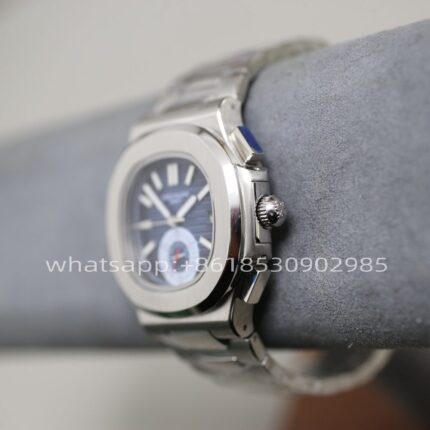 Patek Philippe Nautilus Mens Watch 40mm Automatic Mechanical Movement Stainless Steel Watches - Image 3
